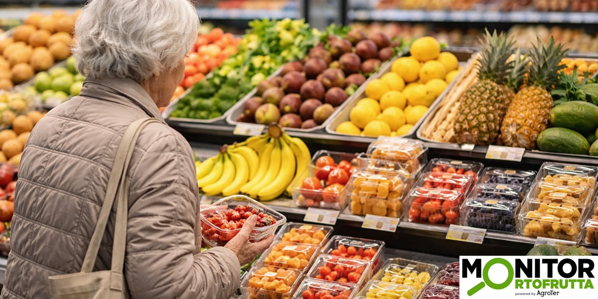 Meno italiani, più anziani: come cambia il consumo di ortofrutta
